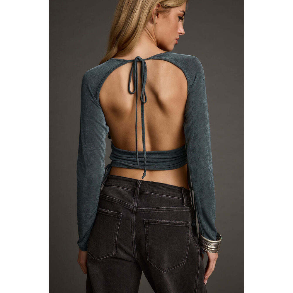 12th Tribe Nala Emerald Crop Top Size XLXL
